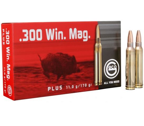 Geco 170 gr Plus .300 Win Ammo, 20/box – 280940020