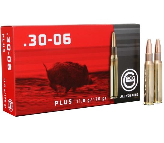 Geco 170 gr Plus .30-06 Spfld Ammo, 20/box – 280740020