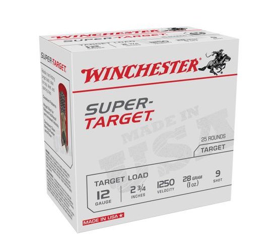 Winchester Ammunition Super Target 2.75" 12 Gauge Ammo 9 – TRGT12509