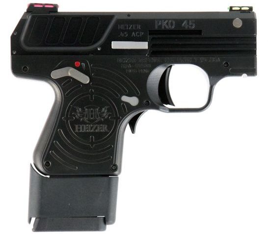 Heizer Defence PKO .45 ACP Semi-Automatic Pistol, Jet Black – CKH45JTBLK