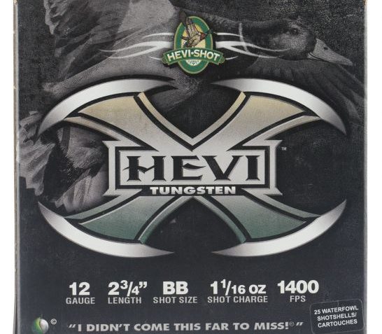 Hevi-Shot Hevi-X 2.75" 12 Gauge Ammo BB, 25/box – 50278