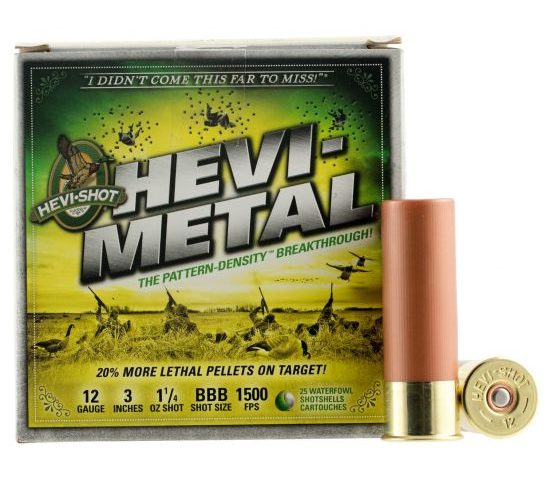 Hevi-Shot Hevi-Metal 3" 12 Gauge Ammo BBB, 25/box – 30888