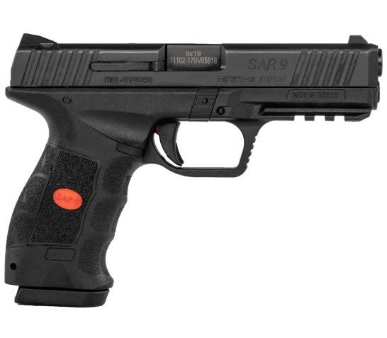 SAR USA SAR9 9mm Pistol, Blk – SAR9BL