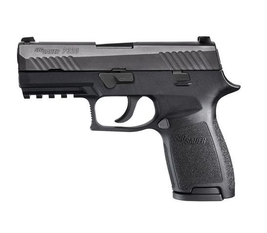 Sig Sauer P320 Nitron Compact 9mm Semi-Automatic Pistol, Blk – 320C-9-BSS-MS-MA