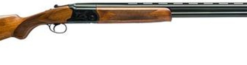 Dickinson Hunter O/U 12 Ga, 28", 3", Wood Stock, Black