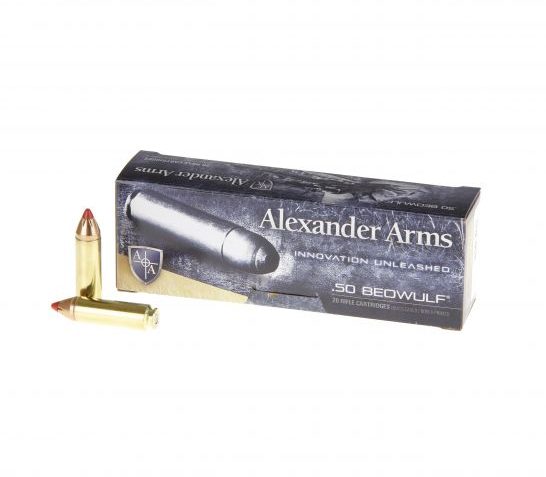 Alexander Arms FTX 300 gr BT .50 Beowulf Ammo, 20/box – A-B300FTXBX