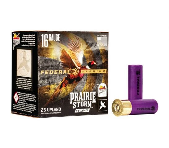 Federal Prairie Storm Lead #6 Shot 2-3/4" 16 Gauge Ammo, 25rds – PFX164FS6