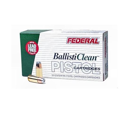 Federal BallistiClean Lead-Free 100 gr 9mm Ammo, 50/box – BC9NT3