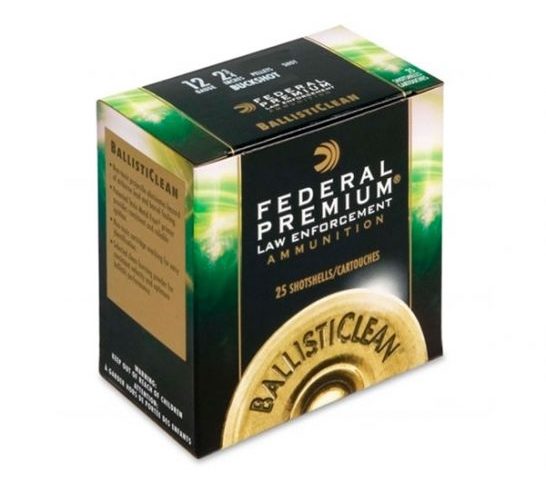 Federal BallistiClean Frangible 2 3/4" 00buck 12 Gauge Ammo, 25rd – BC13200