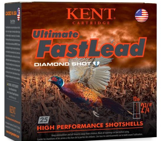 Kent Cartridge Ultimate Fast Lead 2 3/4" 12 Gauge Ammo #5, 25/Box – K122UFL405