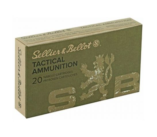 Sellier & Bellot Tactical 5.56 55gr FMJ Ammunition, 20rds – SB556A