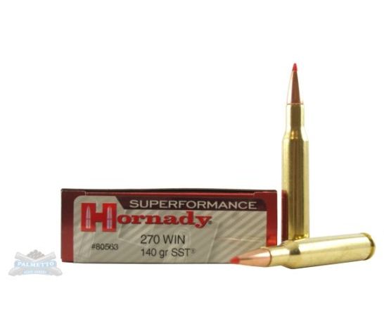 Hornady 270 Win 140gr SST Superformance Ammunition 20rds- – -80563