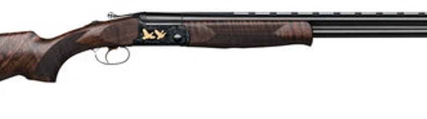 IFG SLX 600 Over-Under 12 Ga, 28" Barrel, 3", Brown/Black, 2rd