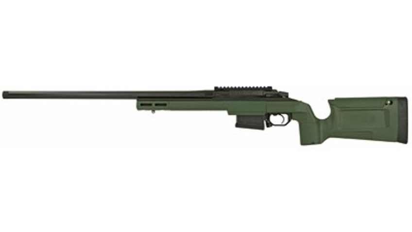 Seekins Precision Havak Bravo 6.5 Creedmoor, 24" Barrel, KRG Bravo/Aluminum Chassis, Green/Black, 20rd