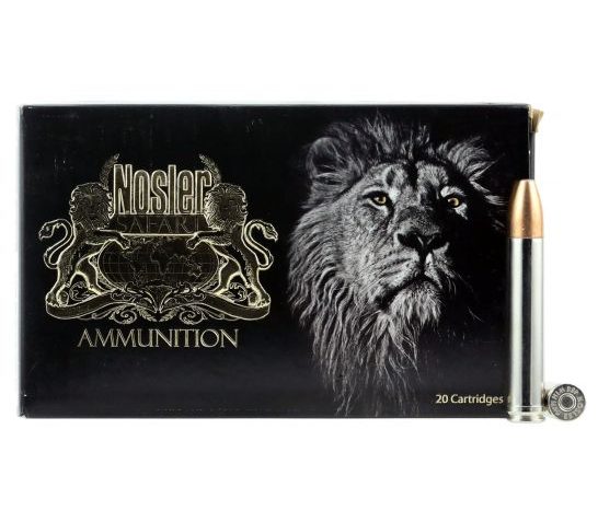 Nosler Safari 458 Win Mag 500 grain Partition Rifle Ammo, 20/Box – 40624