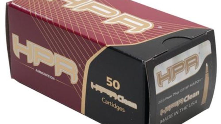 HPR Ammunition HyperClean Rifle .223 Remington 75 Grain Boattail Hollow Point Match