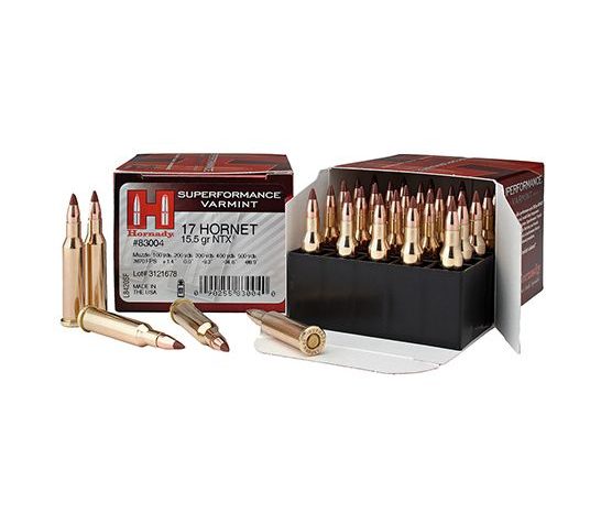 Hornady .17 Hornet 15.5 gr Superformance 25 Rounds Ammunition – 83004