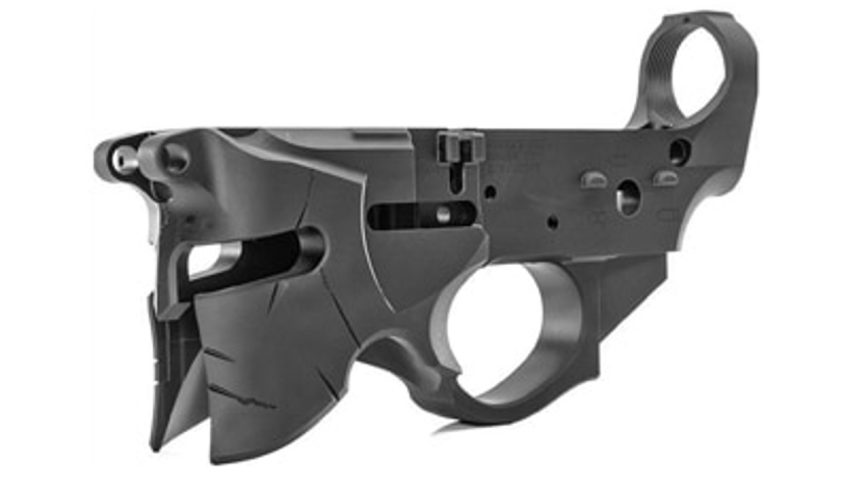 SHARPS BROS Overthrow Stripped Lower AR-15 Multi-Caliber Black Hardcoat Anodized