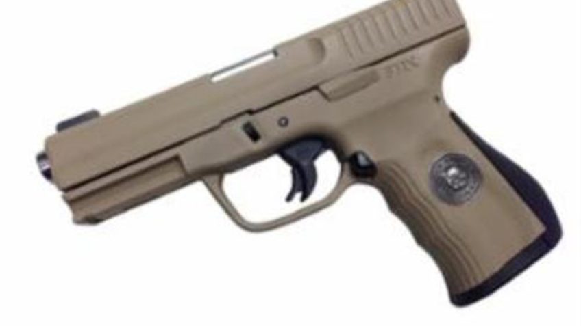 FMK Gen 2 Marine Corp Limited Edition Set 9mm 4", Desert Sand Cerakote, Tru GLo Sights, 14 Round Mag