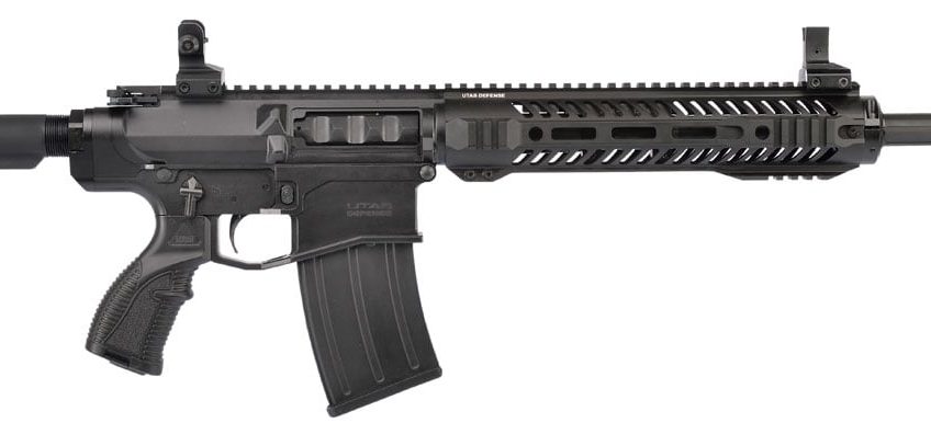 UTAS XTR-12 Black Cerakote Finish Semi-Automatic Shotgun 12 Gauge 20.8 Inch Barrel 3 Inch Chamber 5 Rounds Adjustable Stock