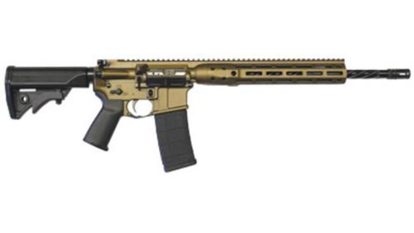 LWRC DI IC 5.56/223 AR-15 Burnt Bronze 16" Barrel M-LOK Rail 30rd Mag