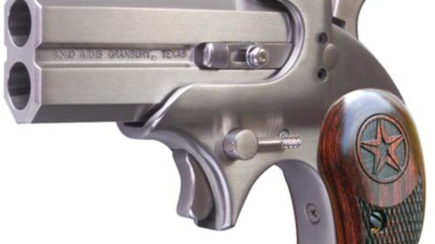 Bond Arms Cowboy Defender.40 SW 3" Barrel Polished Stainless Steel Finish