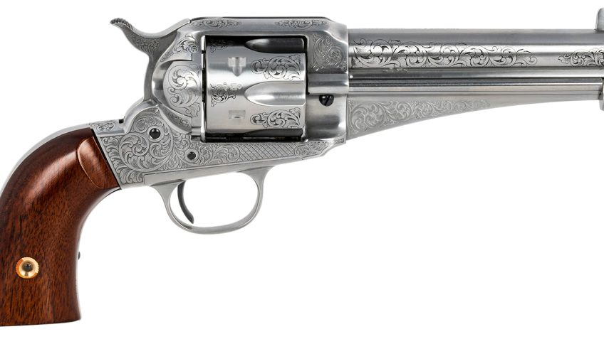 Taylors and Co 1875 Army Outlaw Walnut .45 Colt 5.5" Barrel 6-Rounds with Blade Front and Notched Rear Sights