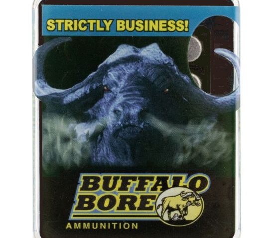 Buffalo Bore Heavy 44 Rem Mag +P+ 340 grain Lead Flat Nose – Gas Checked Pistol and Handgun Ammo, 20/Box – 4D/20