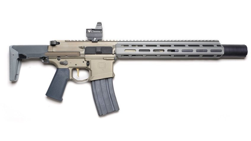 Q Honey Badger SBR, 300 Blackout, 7" Barrel, Flat Dark Earth, M-LOK Suppressor Included, 30rd Mag- NFA Rules Apply