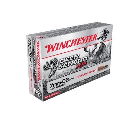 Winchester 7mm-08 Rem 140gr Deer Season XP Ammunition, 20 Round Box – X708DS