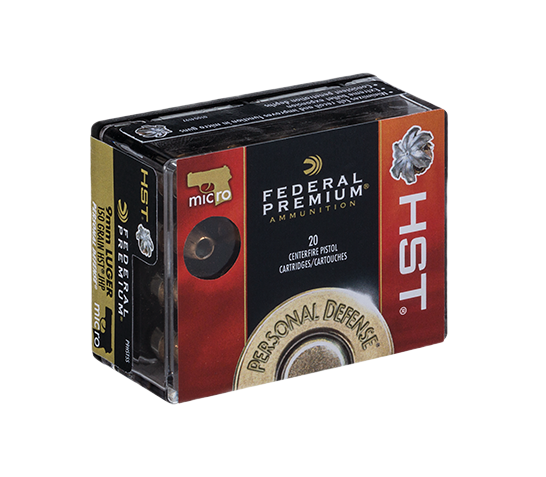 Federal 9mm 150gr HST Micro Ammunition 20rds – P9HST5S