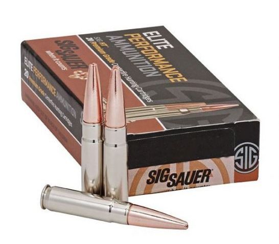 Sig Sauer 223 Remington 77gr Elite Match Grade OTM Ammunition, 20 Round Box u2012 E223M1-20