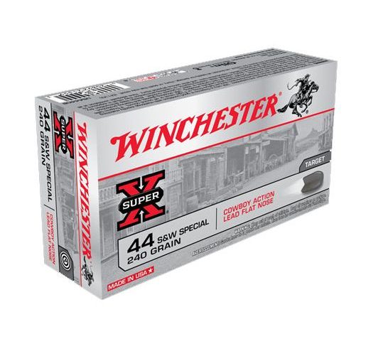 Wiinchester USA 44 Special 240gr LRN Cowboy Ammunition, 50 Round Box – USA44CB