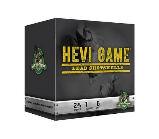 Hevi-Shot 20ga 2.75" #6 Hevi-Game Shotshell Ammunition 25rds – 92036