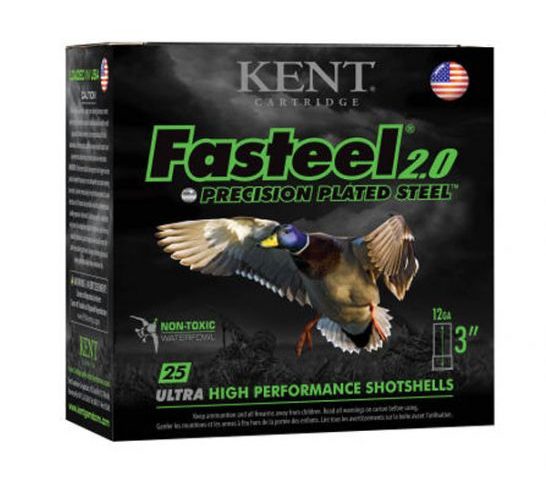 Kent Cartridge 12 GA 3u201d #6 Fasteel 2.0 Waterfowl 25 Shotshells – K123FS32-6