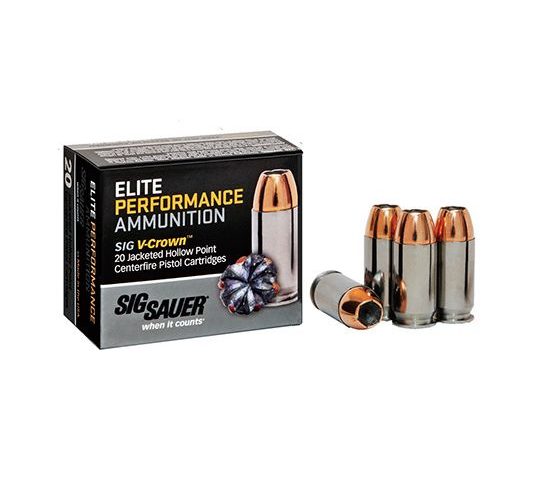 Sig Sauer 380 Auto/ACP 90gr JHP Elite Performance Ammunition E380A1-20