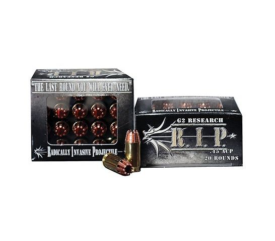 G2 Research 45 Auto/ACP RIP Ammunition 20rds – G2RRIP45ACP