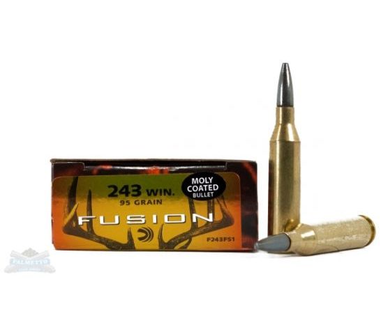 Federal 243 95gr Fusion Ammunition 20rds – F243FS1