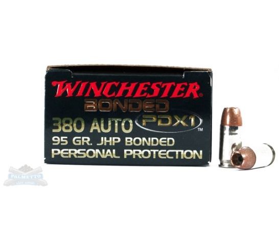 Winchester 380 Auto/ACP 95gr PDX1 Defender Ammunition 20rds – S380PDB