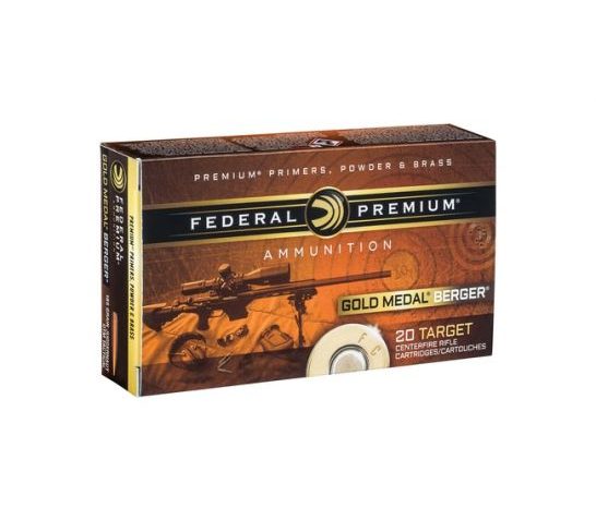 Federal Gold Match Berger 6.5 Creedmoor 130gr Hybrid OTM Rifle Ammunition, 20rds – GM65CRDBH130