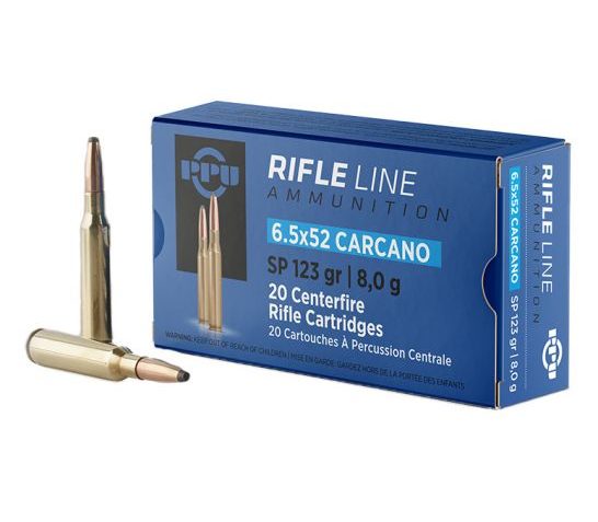 Prvi Partizan 6.5×52 Carcano SP 123gr 20 Rounds Ammunition – PP6CS