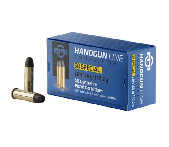 Prvi Partizan .38 Special LRN 158gr 50 Rounds Ammunition – PPH38SL