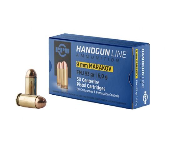 Prvi Partizan 9×18 Makarov FMJ 93gr 50 Rounds Ammunition – PPH9MF