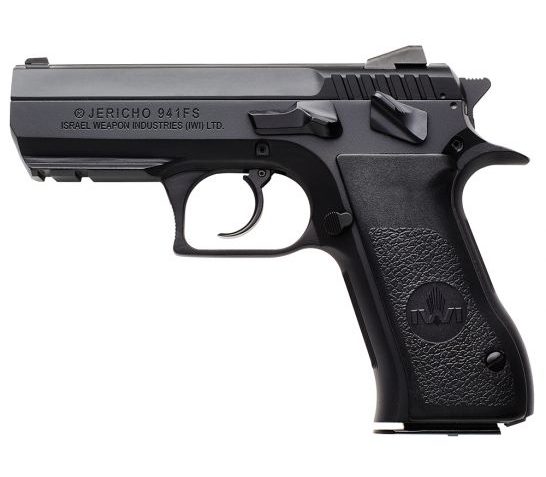 IWI Jericho 941 FS45 Mid-Size 45 ACP 16 Round Semi Auto Short Recoil Operated Pistol, Black – J941FS45