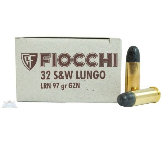 Fiocchi 32 S&W Long 97gr LFP Ammunition 50rds – 32SWLL