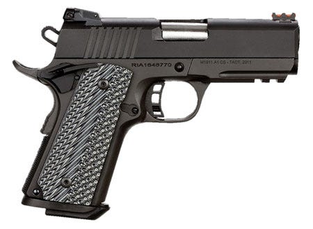 Rock Island Armory Tactical Ulra Black 45 ACP 3.5 Inch Barrel 7Rd