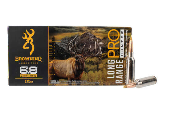 Browning Long Range Pro Hunter 6.8mm Western 175gr Centerfire Ammo – 20 Rounds