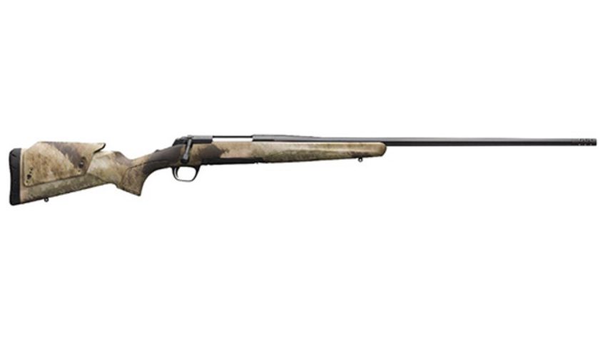 Browning X-Bolt Western Hunter 300 Win Mag, 26" Barrel, MB A-TACS AU Camo, Fixed Adjustable Comb Stock, Matte Blued, 3rd