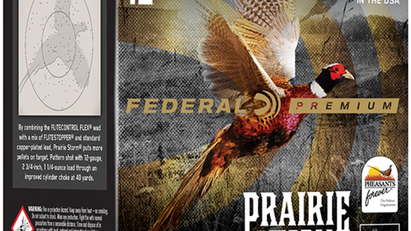 Federal Prairie Storm FS Lead 12 Gauge 3in #4 1-5/8oz Upland Shotshells – 25 Rounds