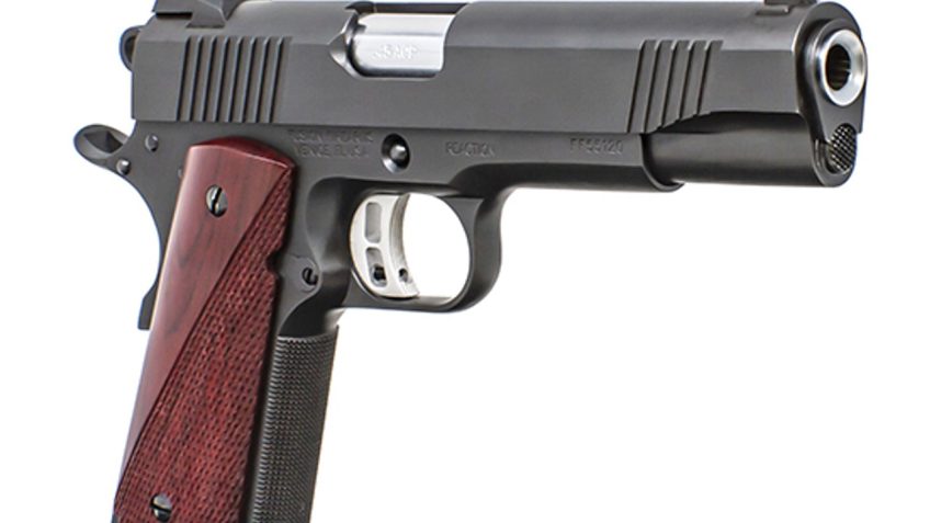 Fusion Precision Freedom Reaction .45 ACP, 5" Barrel, Cocobolo Grip, Black, 8rd